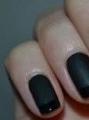 Design options for black French manicure